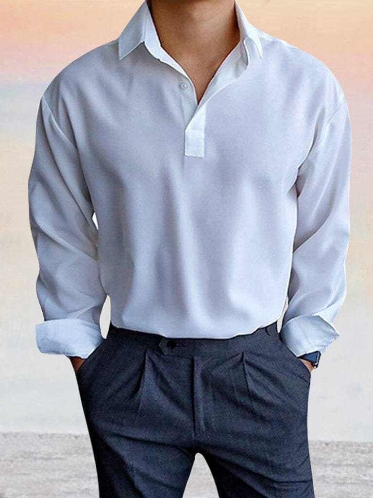 Soft Wrinkle Free Shirt Shirts coofandystore White S 