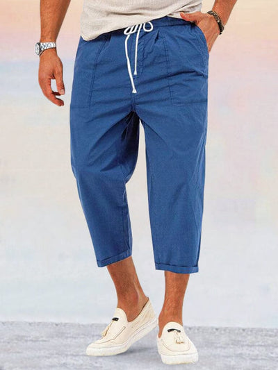 Comfort Pocket Chino Pants Pants coofandy Blue M 