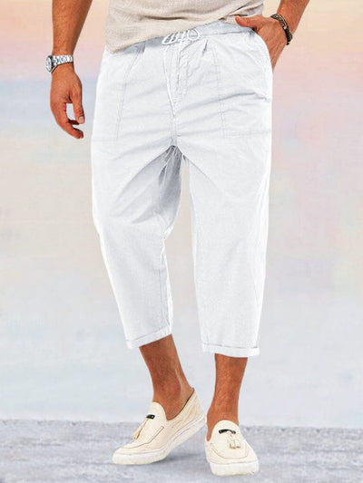 Comfort Pocket Chino Pants Pants coofandy White M 