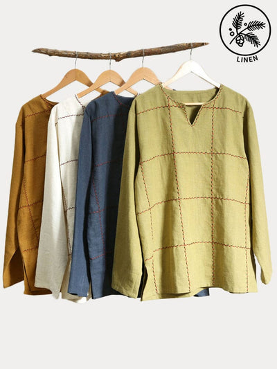 Unique Soft 100% Linen Shirt Shirts coofandystore 