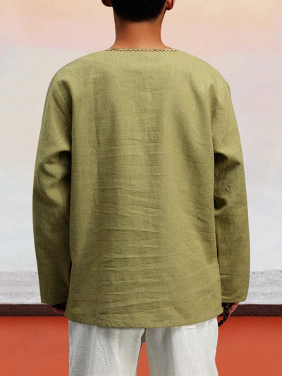 Unique Soft 100% Linen Shirt Shirts coofandystore 