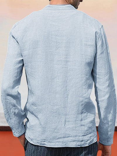 Casual Soft Cotton Linen Shirt Shirts coofandystore 