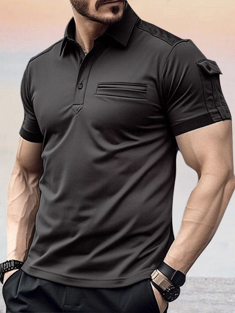 Wrinkle Free Outdoor Shirt Shirts & Polos coofandystore Black S 