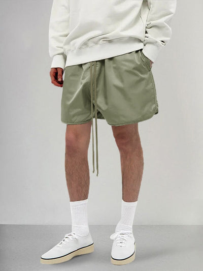 Cozy Drawstring Sweat Shorts Shorts coofandy Army Green M 