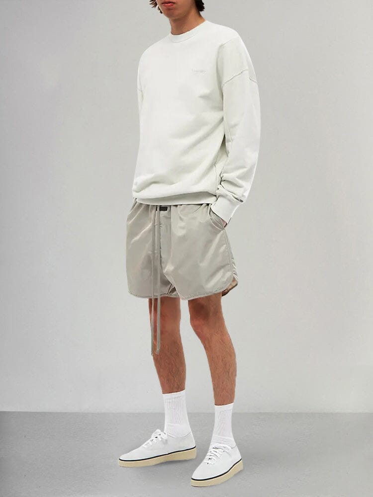 Cozy Drawstring Sweat Shorts Shorts coofandy 