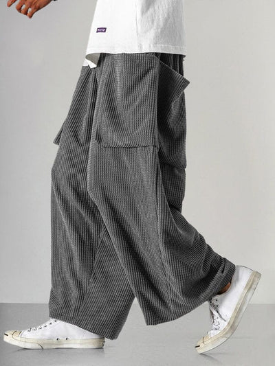 Casual Loose Corduroy Pants Pants coofandy 