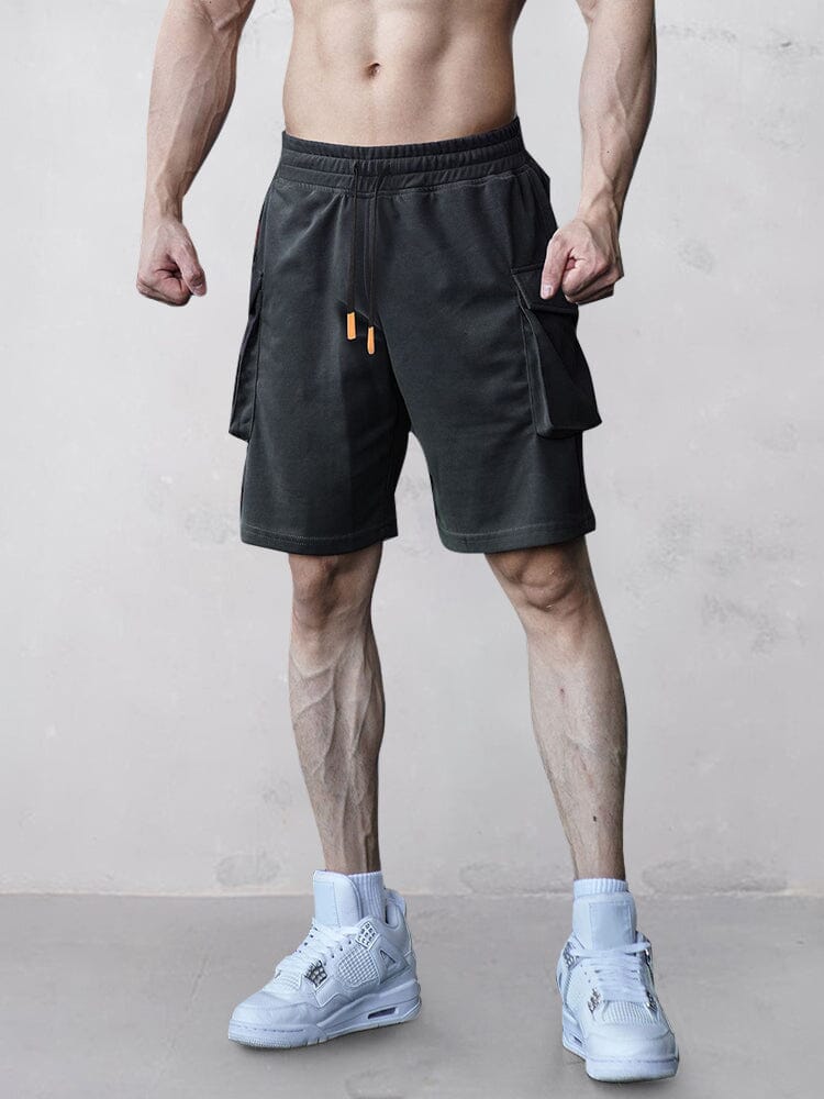 Comfy Sports Cargo Shorts Shorts coofandy Black M 