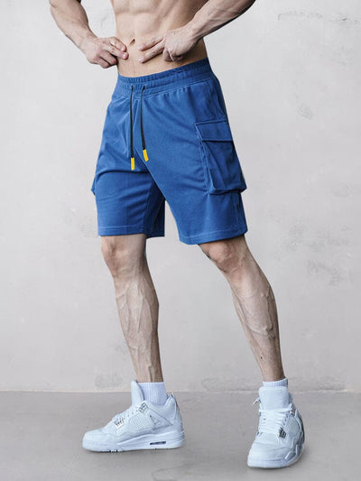 Comfy Sports Cargo Shorts Shorts coofandy Blue M 