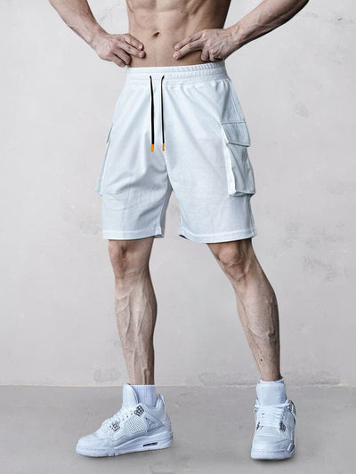 Comfy Sports Cargo Shorts Shorts coofandy White M 