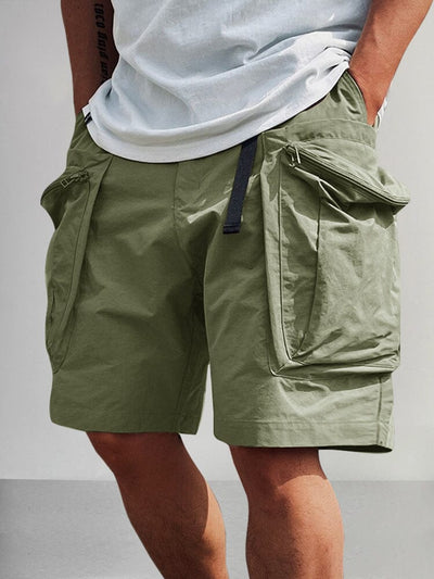 Stylish Cargo Shorts with Belt Shorts coofandy 