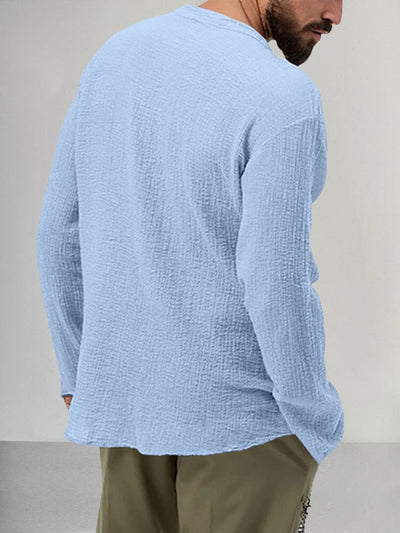 Casual Soft Textured Shirt Shirts coofandystore 