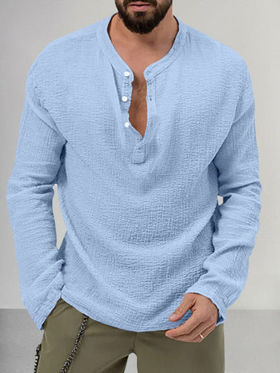 Casual Textured Shirt Set Sets coofandystore 