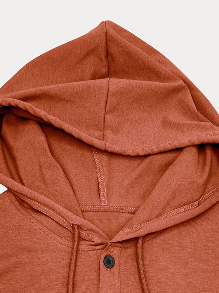 Cozy Stretchy Hooded Top T-shirt coofandy 