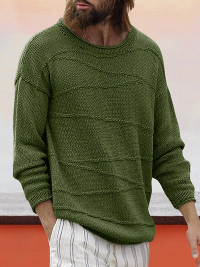 Soft Pullover Knit Sweater Sweater coofandy Green M 
