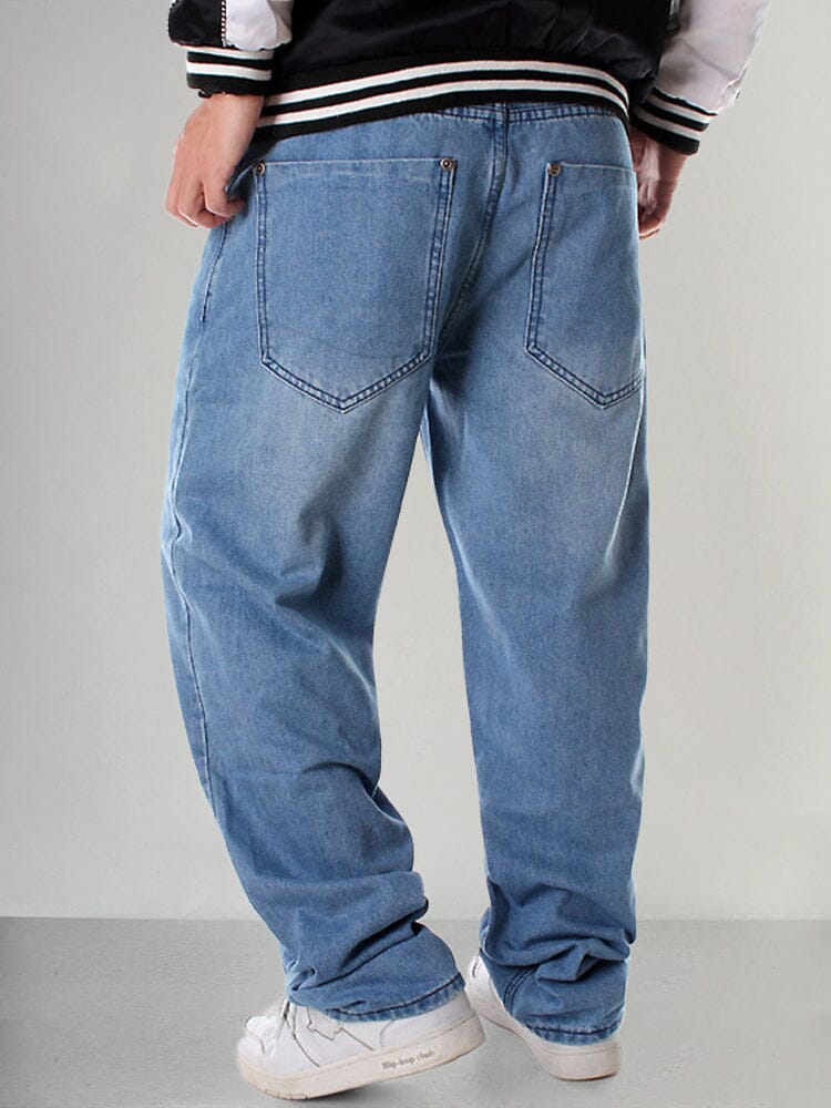 Casual Loose Straight Jeans Pants coofandystore 