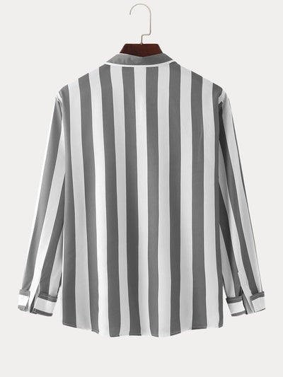Premium Stretchy Stripe Shirt Shirts coofandy 
