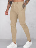 Casual Cozy Solid Pants Pants coofandy 