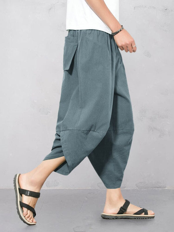 Cozy Loose Cotton Linen Pants Pants coofandy Grey M 