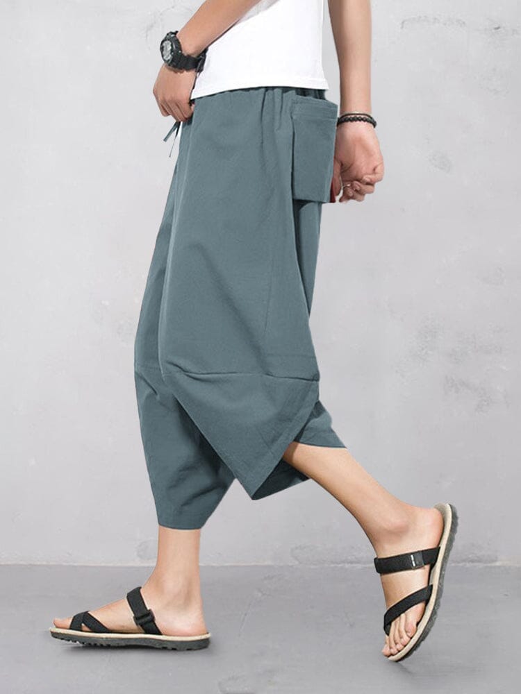 Cozy Loose Cotton Linen Pants Pants coofandy 