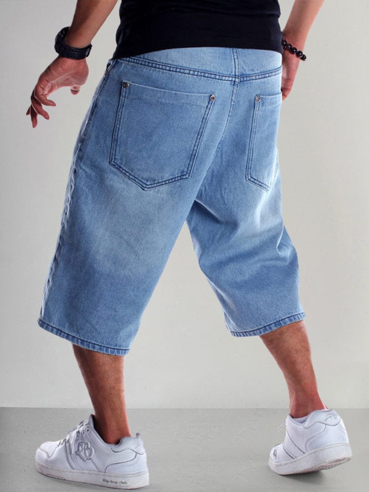 Stylish Loose Denim Shorts Shorts coofandy 