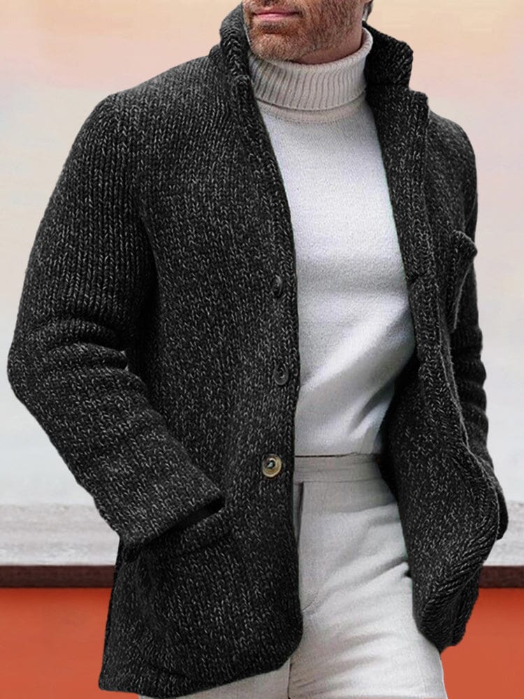 Causal Comfy Sweater Coat Coat coofandy Black M 
