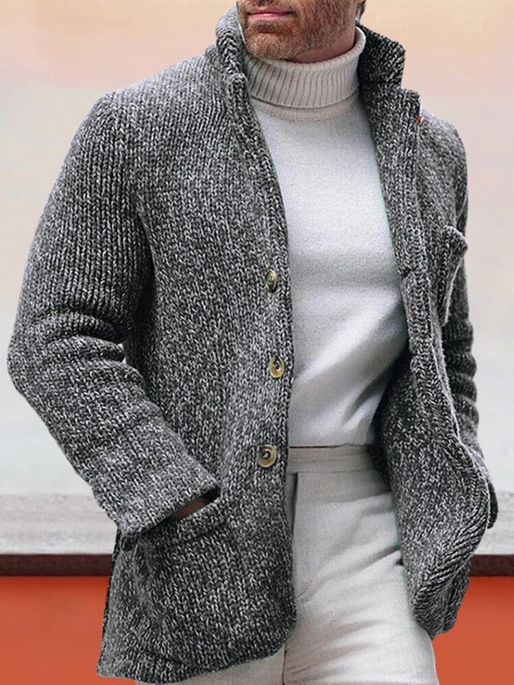 Causal Comfy Sweater Coat Coat coofandy Grey M 