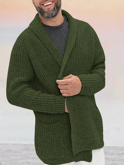Cozy Loose Sweater Coat Cardigans coofandy Dark Green S 