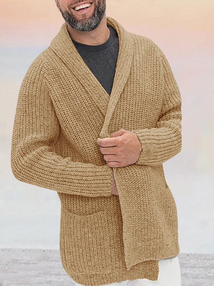 Cozy Loose Sweater Coat Cardigans coofandy Camel S 
