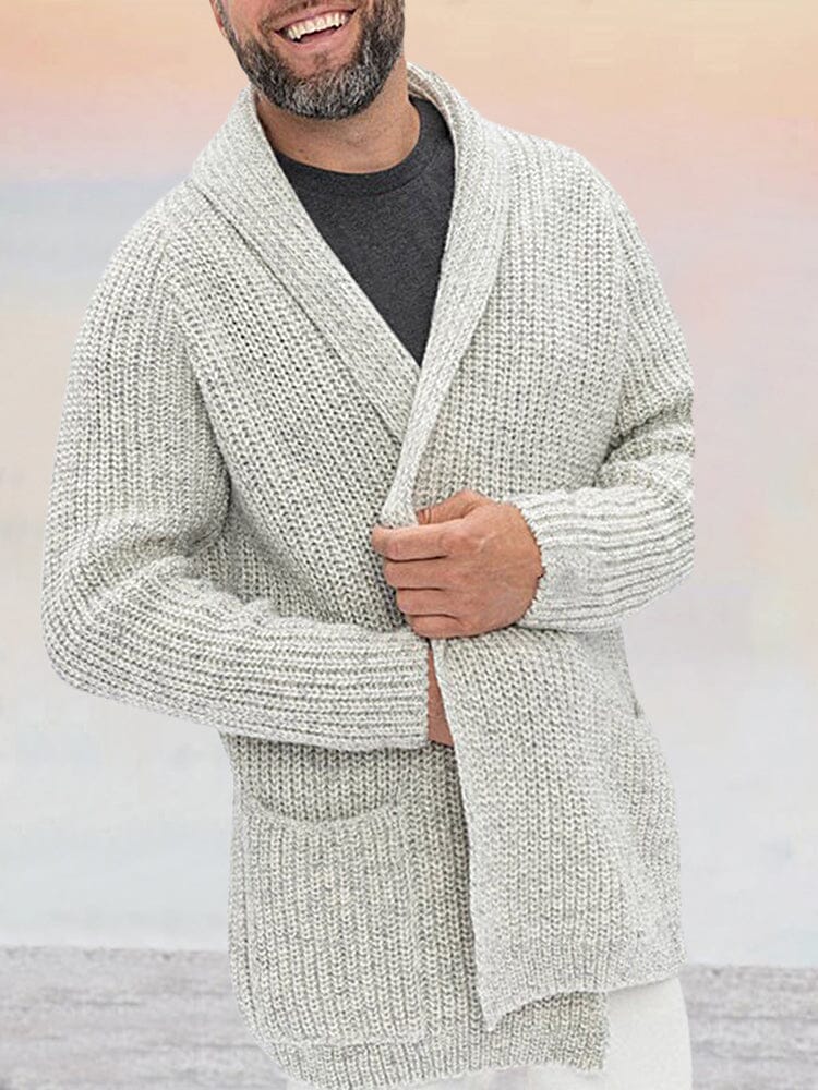 Cozy Loose Sweater Coat Cardigans coofandy White S 