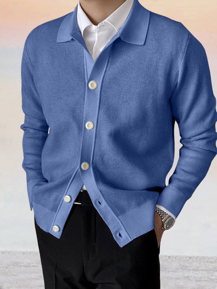 Casual Soft Cardigan Sweater Hoodies coofandy Blue M 