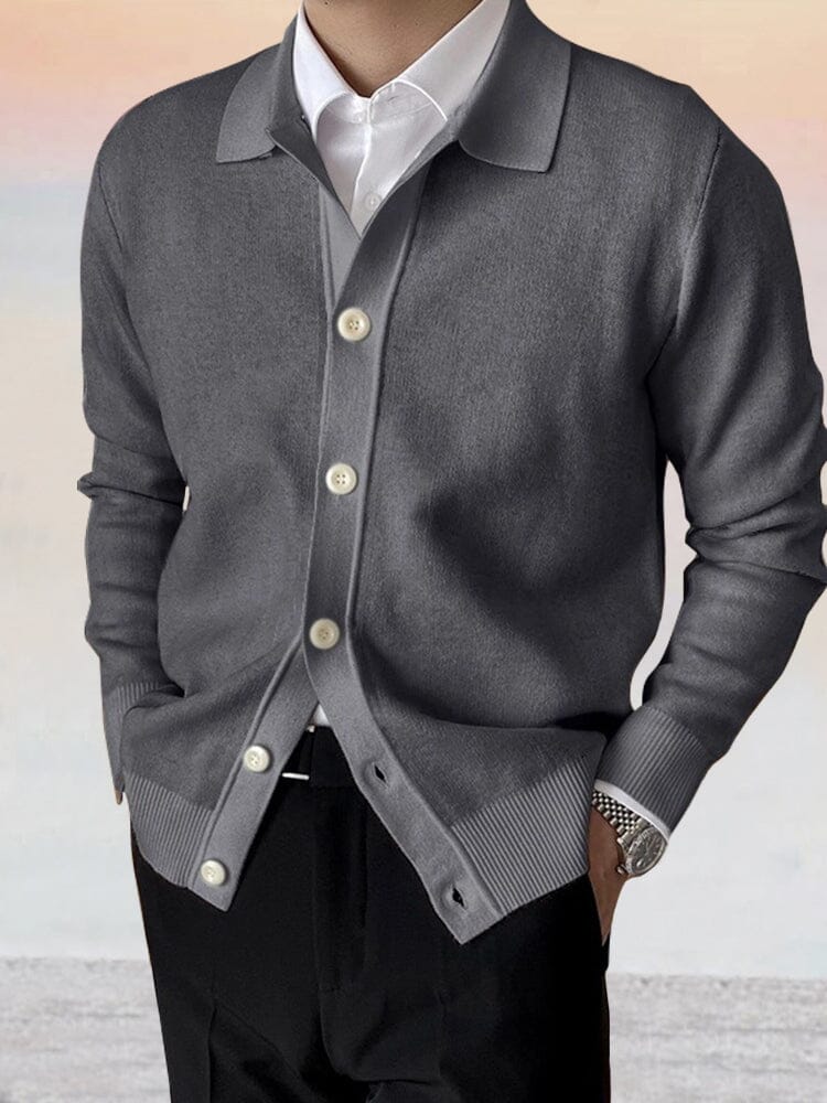 Casual Soft Cardigan Sweater Hoodies coofandy Grey M 