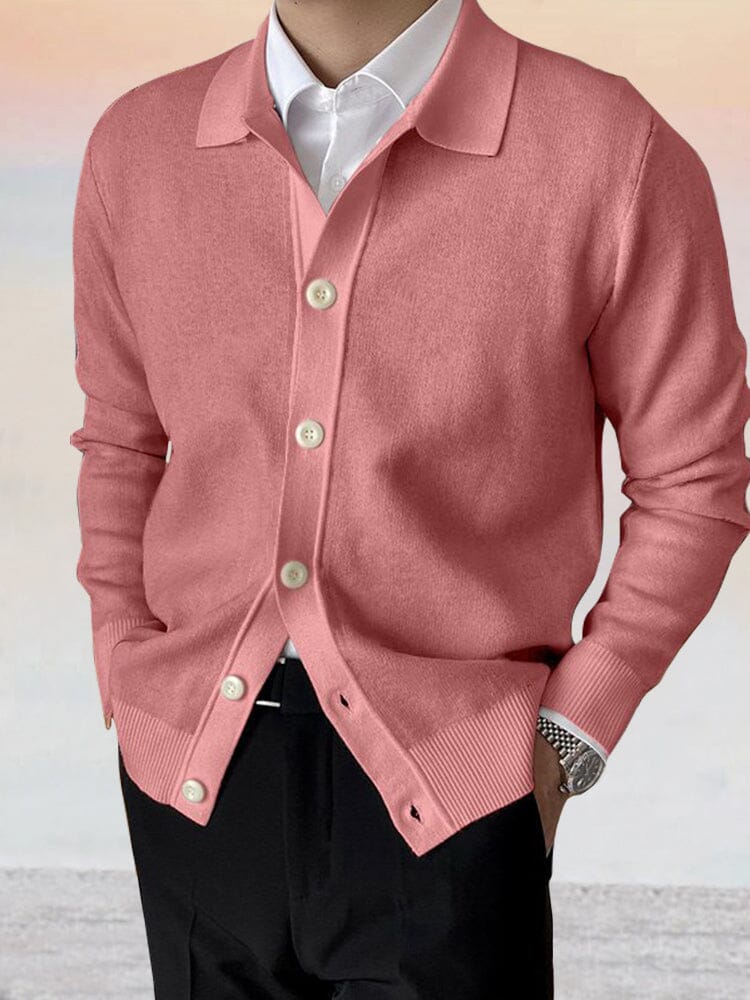 Casual Soft Cardigan Sweater Hoodies coofandy Pink M 