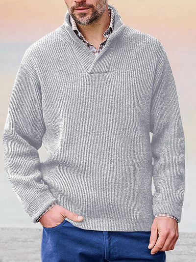 Versatile Solid Color Sweater Sweater coofandy 