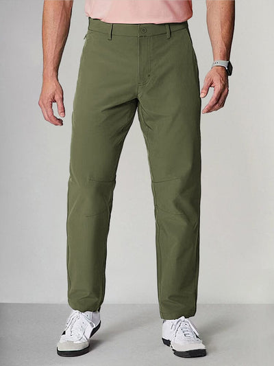 Basic Straight Suit Pants Pants coofandy Army Green S 