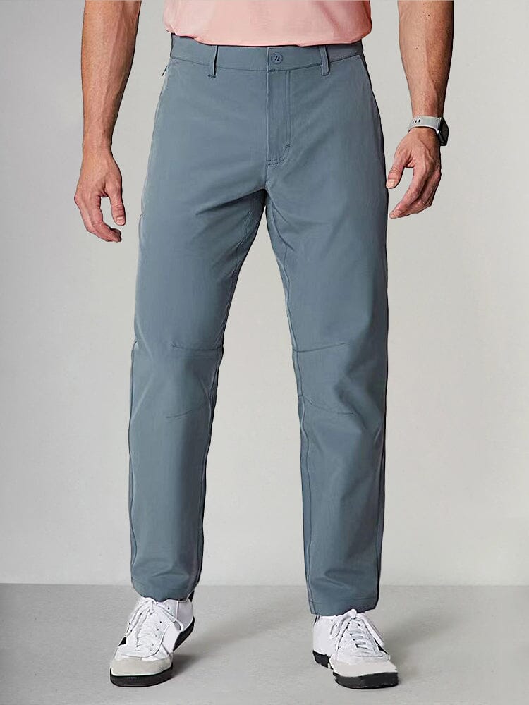 Basic Straight Suit Pants Pants coofandy Dark Grey S 