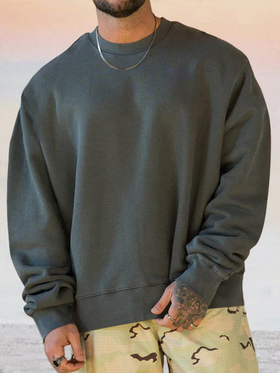 Casual 100% Cotton Sweatshirt Hoodies coofandy Grey M 
