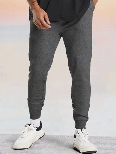 Athleisure Beam Feet Pants Sweatpants coofandy Dark Grey S 