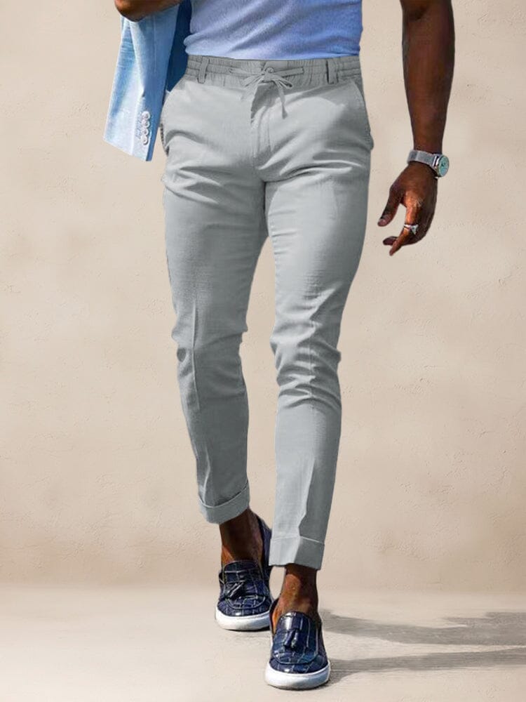 Classic Fit Relax Pants Pants coofandy Light Grey S 