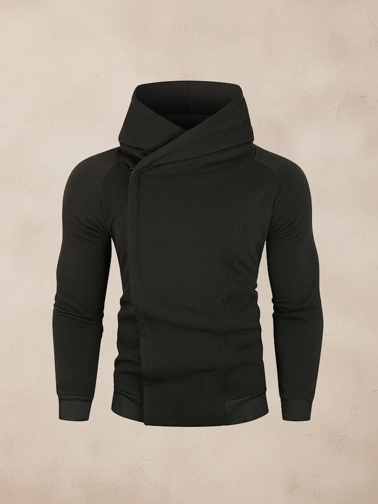 Thermal Athleisure Zipper Hoodie Hoodies coofandy Black S 