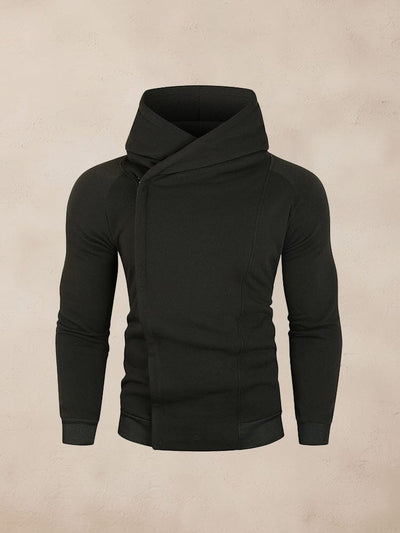 Thermal Athleisure Zipper Hoodie Hoodies coofandy Black S 