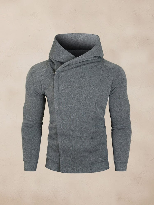 Thermal Athleisure Zipper Hoodie Hoodies coofandy Grey S 