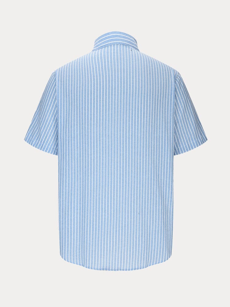 Leisure Classic Fit Stripe Shirt Shirts coofandy 