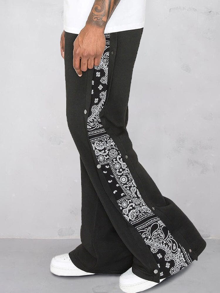 Stylish Paisley Splicing Sweatpants – COOFANDY