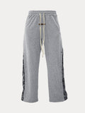 Stylish Paisley Splicing Sweatpants Sweatpants coofandy 