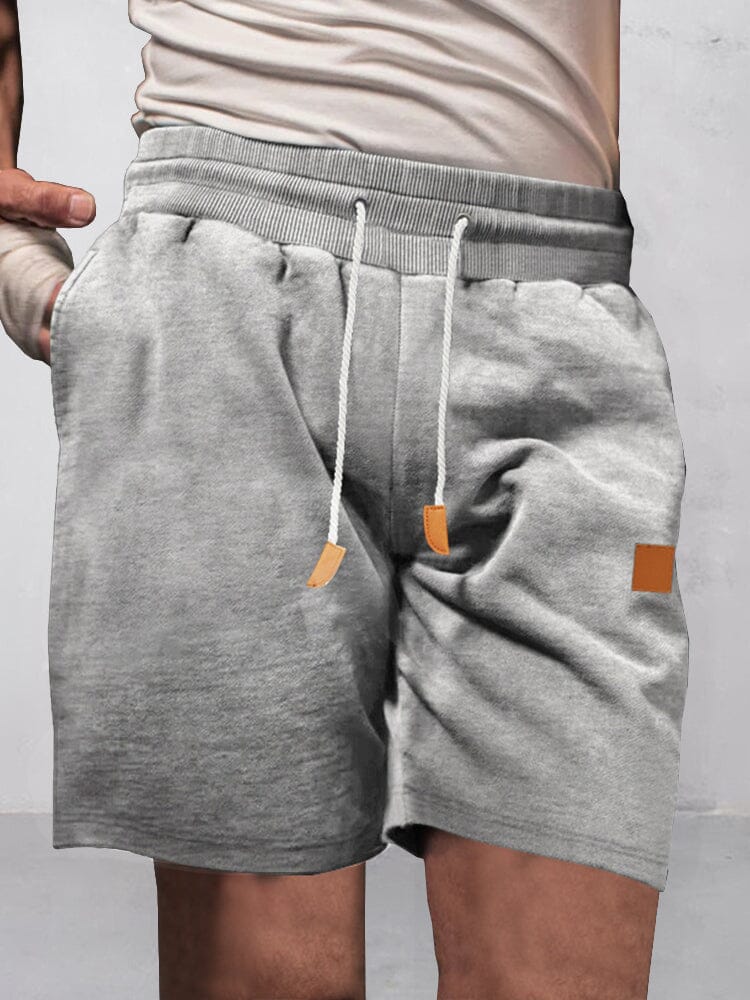 Classic Leisure Sport Shorts Shorts coofandy Light Grey S 