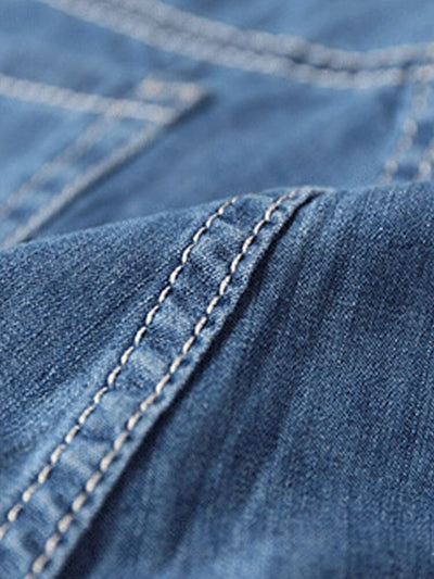 100% Cotton Straight Leg Jeans Jeans coofandy 