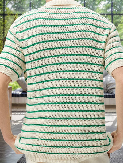 Stylish Breathable Knit Shirt Shirts coofandy 