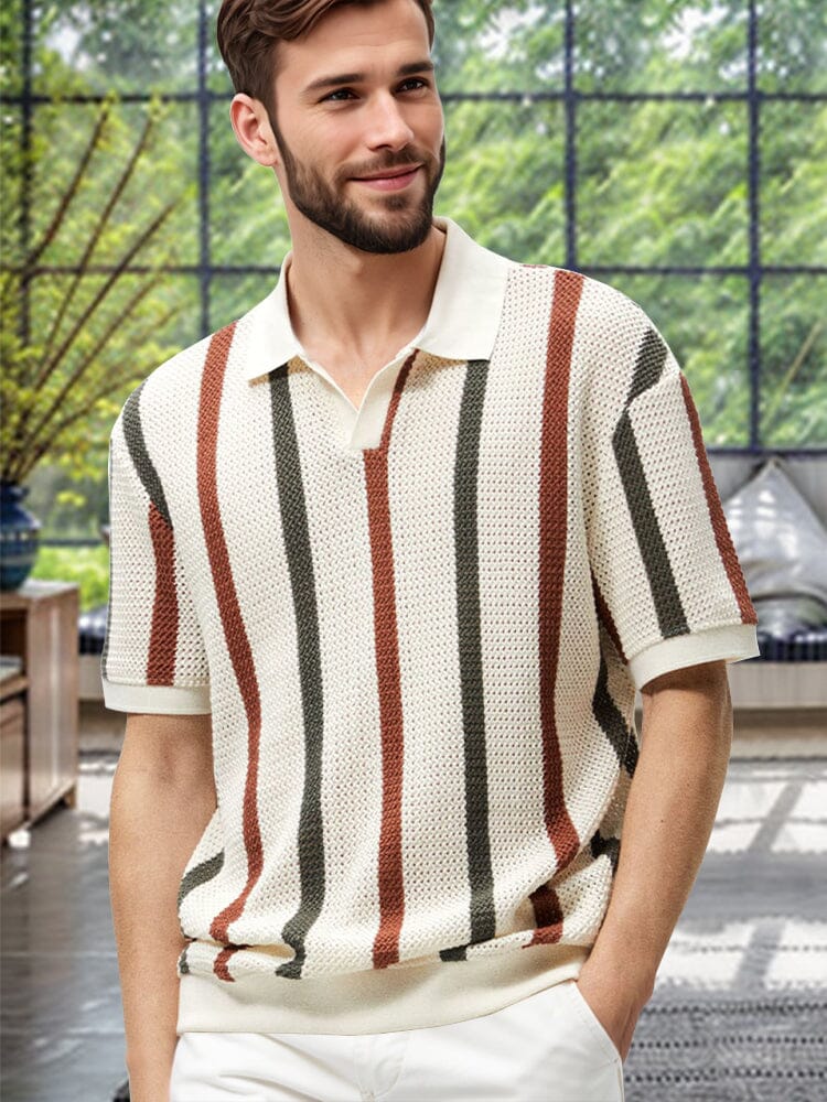 Stylish Breathable Knit Shirt Shirts coofandy PAT2 M 