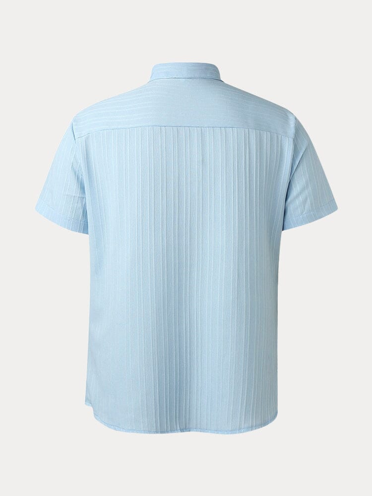 Casual Striped Textured Shirt Shirts coofandy 