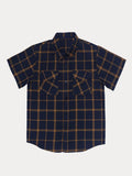 Casual Pocket Front Plaid Shirt Shirts coofandy 
